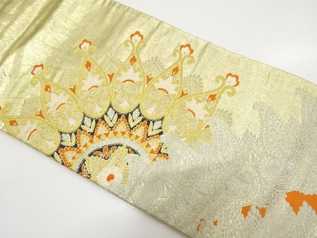 JAPANESEKIMONO / ANTIQUE HANAMON / SORO KIMONO FOR SUMMER PATTERN-WOVE